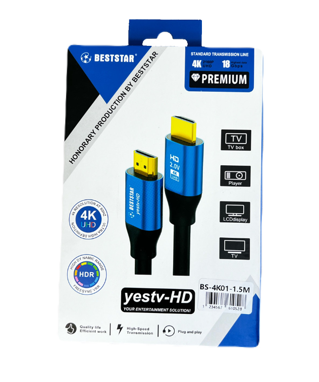 KABEL HDMI 1.5M 4K