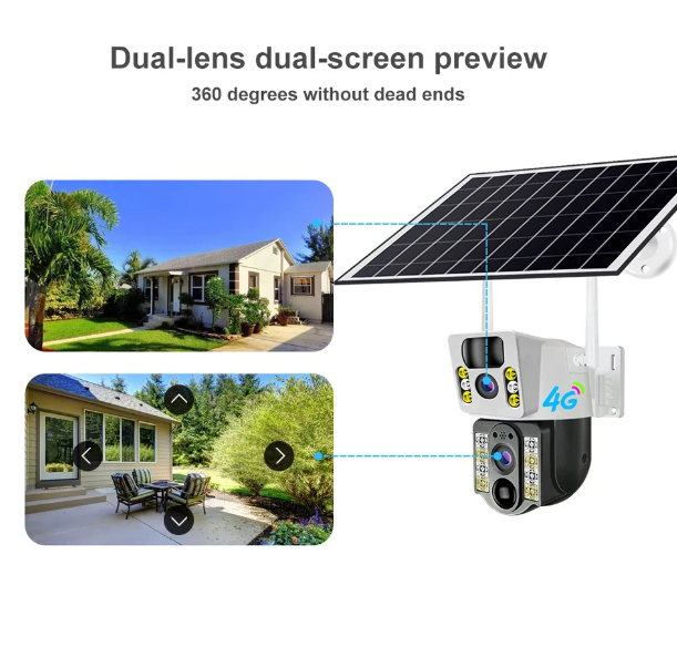 CAMERA 4G PTZ DUAL LENS VC03-4G