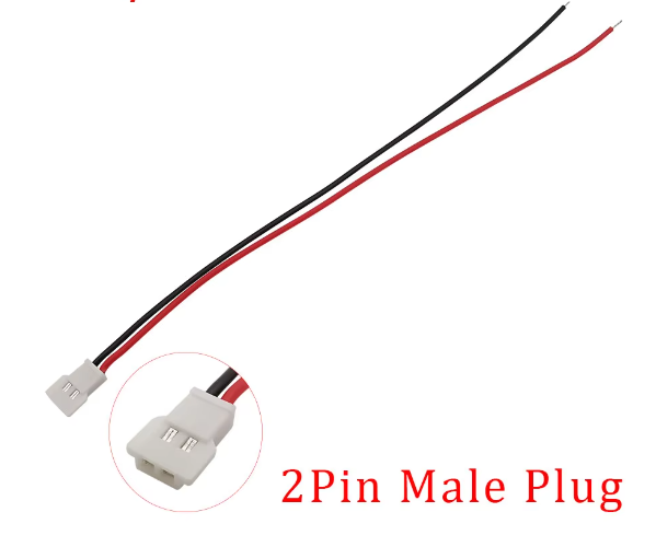 KABEL XH2.54-2P200MM 26AWG 1007 2PIN MAMA
