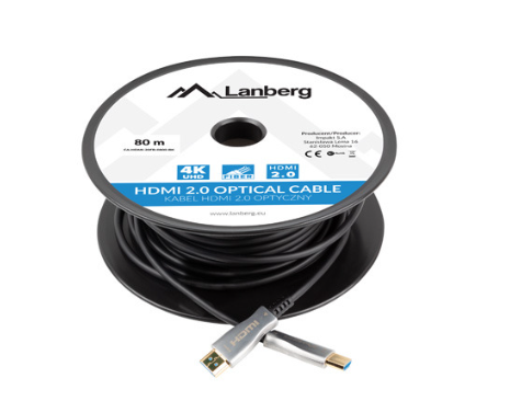 KABEL HDMI OPTICA 4K 80M