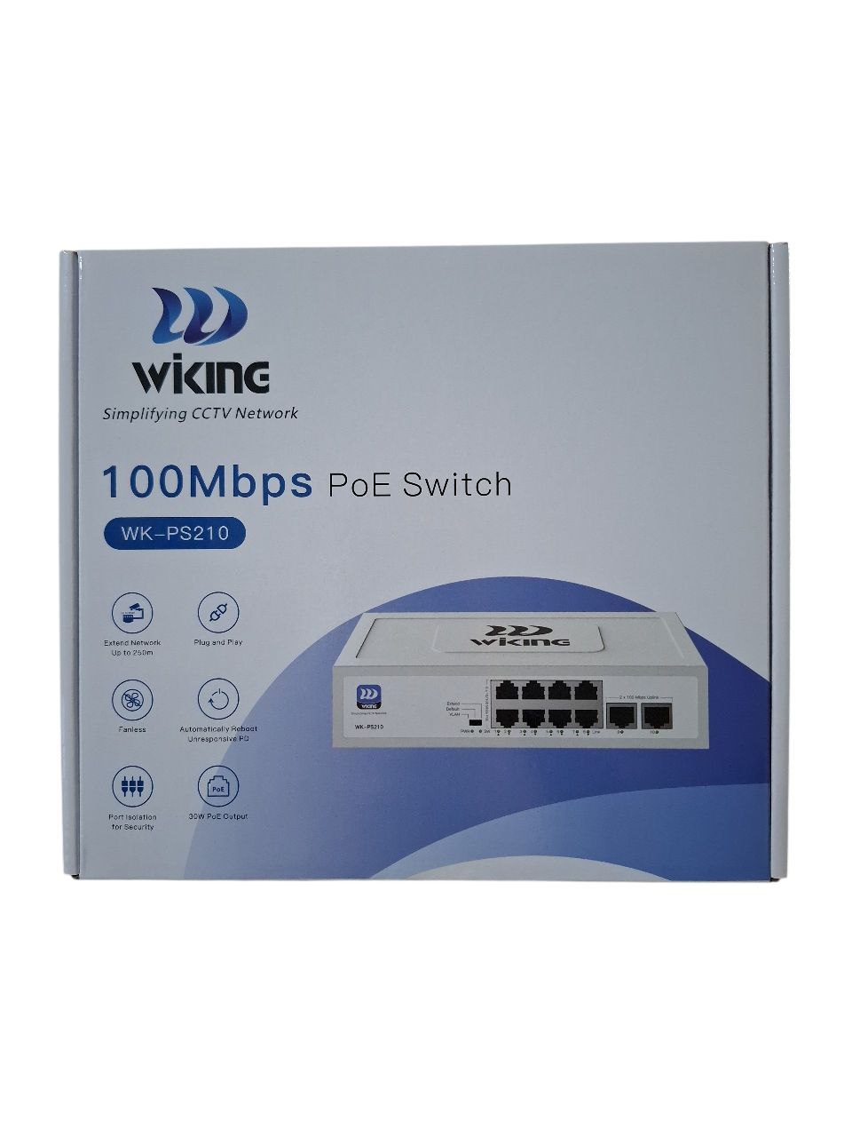 Wi-Tek WK-PS210 POE 8+2 MB
