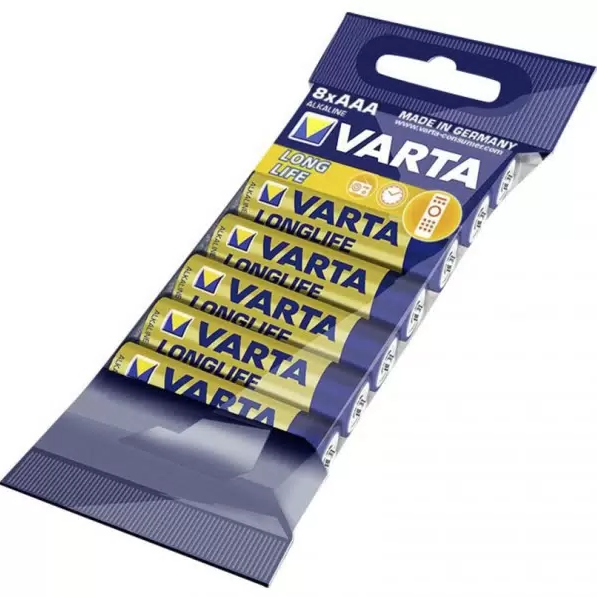 BATAREYKA VARTA LONGLIFE AAA FOIL 8